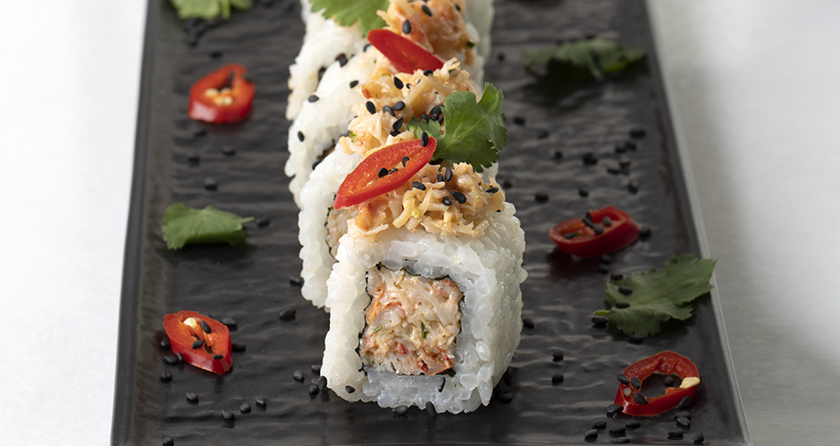 Crab sushi rolls Akis Petretzikis
